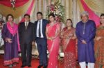 Shabana Azmi, Javed Akhtar, Anjan Shrivastav at Anjan Shrivastav son_s wedding reception in Mumbai on 10th Feb 2013 (6).JPG